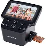 Magnasonic All-in-One 24MP Film Scanner with Large 5" Display & HDMI, Converts 35mm/126/110/Super 8 Film & 135/126/110 Slides into Digital Photos, Built-in Memory with a HDMI Cable