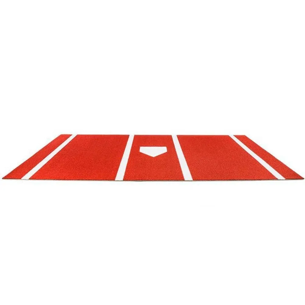 6 Ft. X 12 Ft. Baseball/Softb<wbr/>all Hitting Mat With Inlaid Turf Homeplate