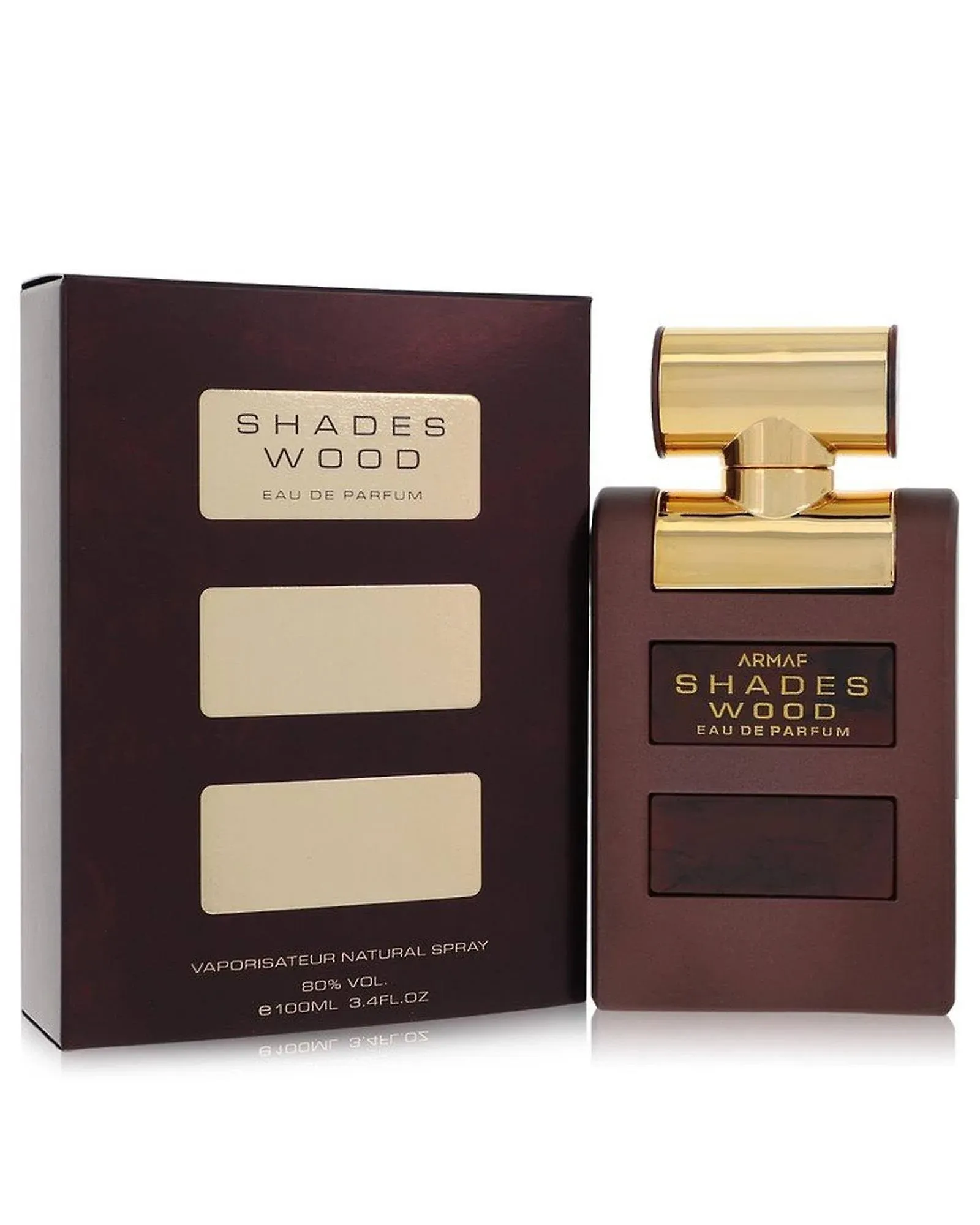 Shades Wood by ARMAF 3.4oz/100ml Eau De Toilette Spray Men Brand NEW in BOX