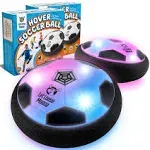 Hover Soccer Ball, Set of 2 Light Up LED Soccer Ball Toys, Safe For Indoor Play, Fun Toy For Boys and Girls, Great Gift for Kids, Birthday Gifts for Young Boys and Girls, Fun Soccer Training Equipment