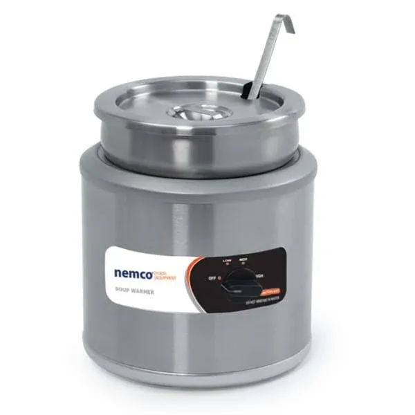 Nemco 6103A-ICL 11 qt Countertop Soup Warmer w/ Thermostatic Controls, 120V