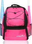 Athletico Youth Baseball Bag - Bat Backpack for Baseball, T-Ball &amp; Softball