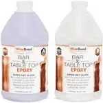 WiseBond Table&Bar Top Epoxy Resin 1-GL Kit Water Clear Epoxy Adhesive