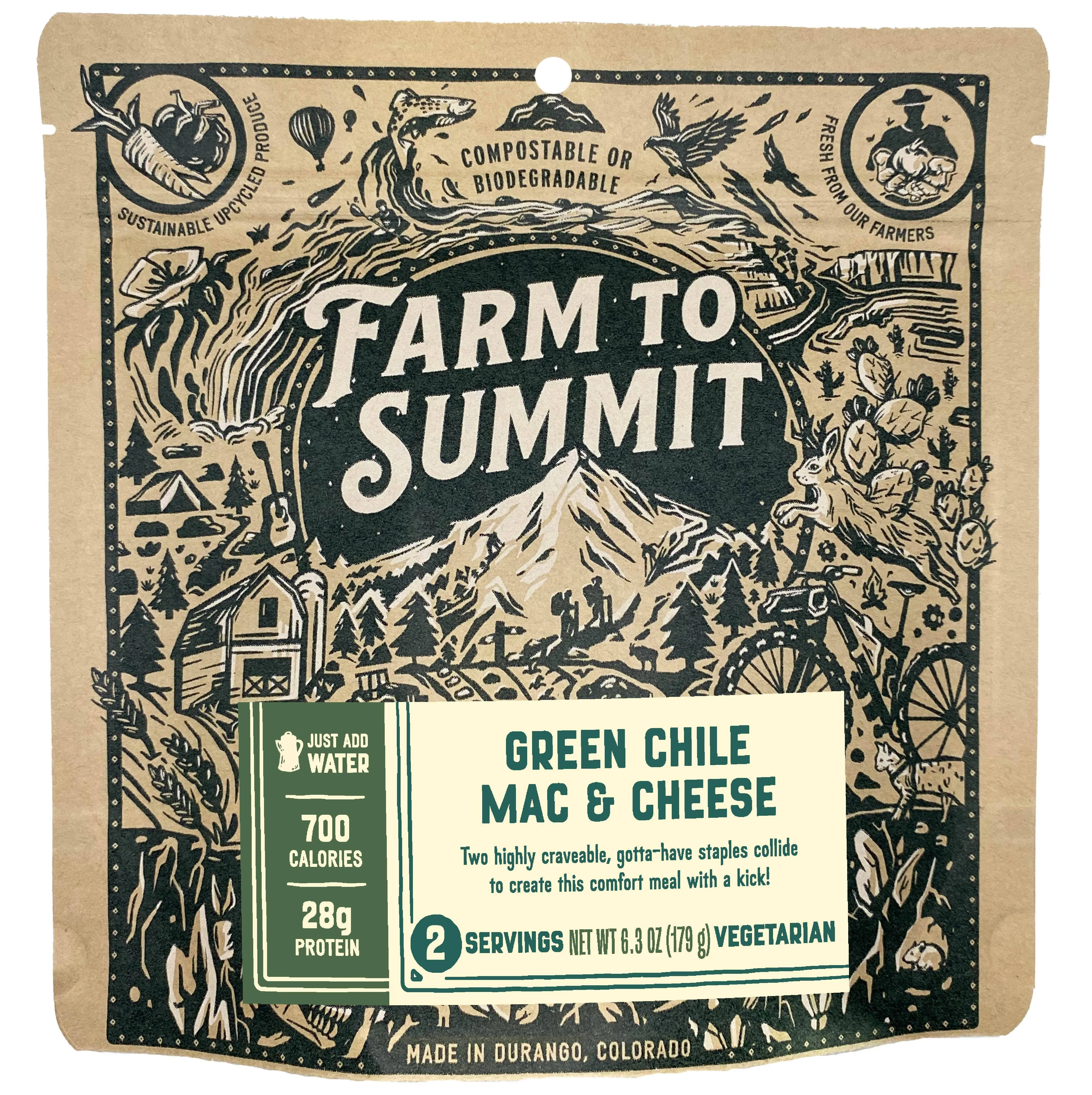 Farm to Summit - Green Chile Mac and Cheese