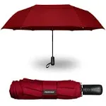 Windproof Vented Travel Umbrella - Automatic Open &amp; Close