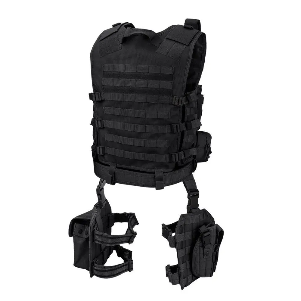 Barska Men&#039;s Loaded Gear VX-100 Tactital Vest and Leg Platform BI12016