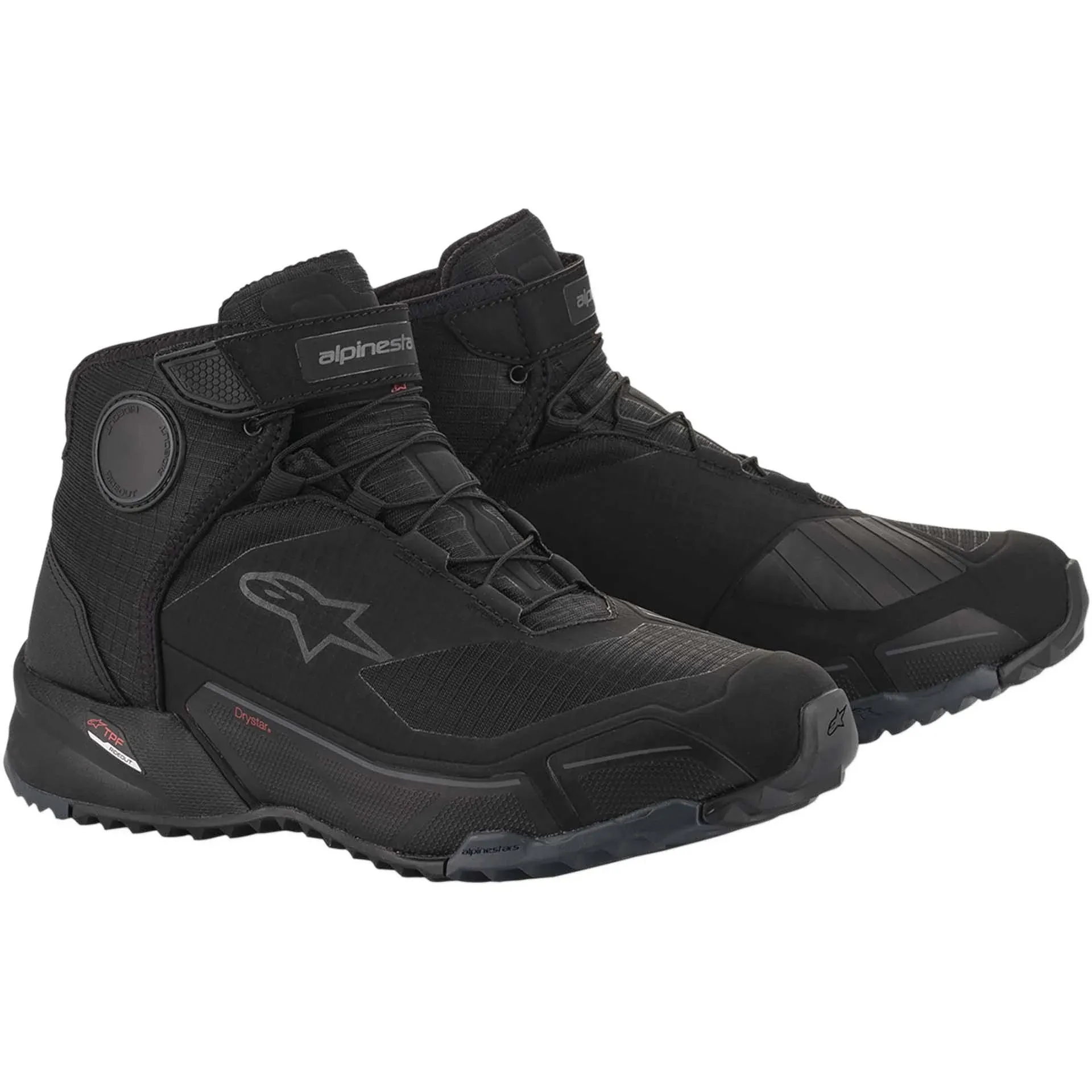 Alpinestars CR-X Drystar Riding Shoes (10, Black)