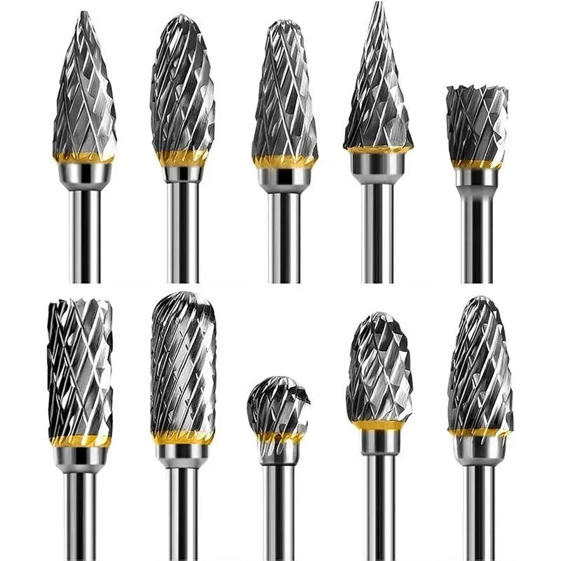 10pcs * * Set, * * * *s Set * * * * Fit * Tool For Engraving Wood * * Polishing And *, 1/8&*; Bit * 1/4&*; * Size