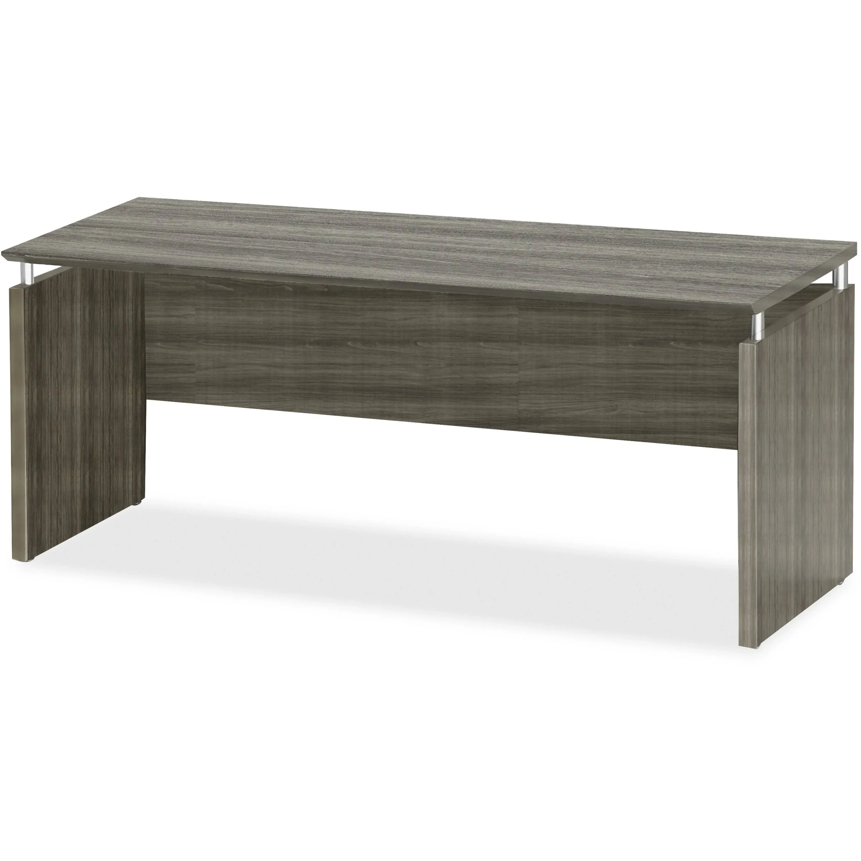 Mayline Medina Credenza - 72 x 20 x 1 x 29.5 - Beveled Edge - Finish: Gray Steel Laminate