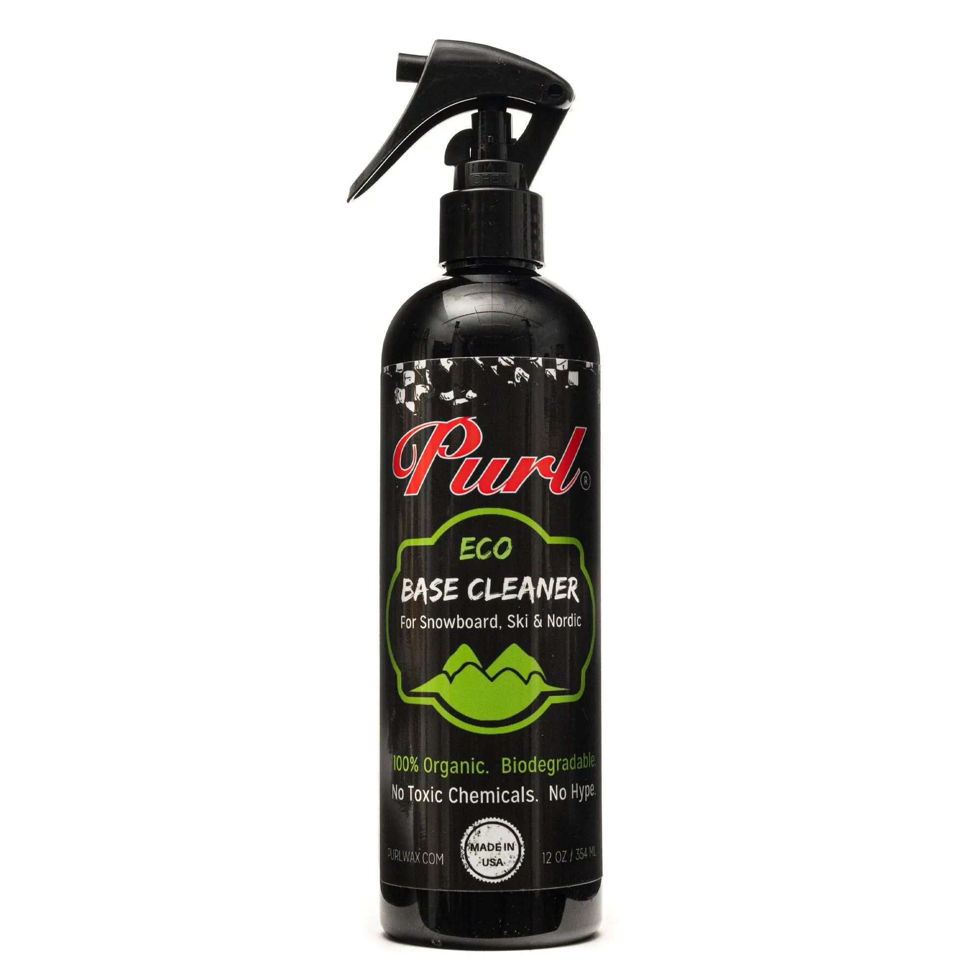 Eco Ski & Snowboard Base Cleaner, 12 oz Spray