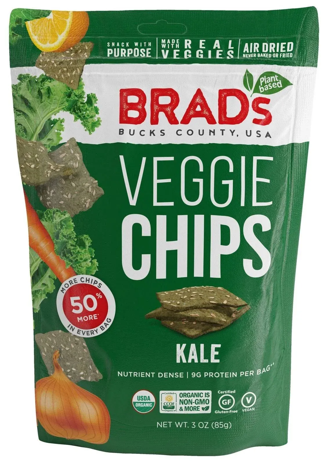 Brad's Plant Based Organic Kale Veggie Chips