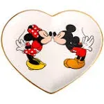 SALE! Disney&#x27;s Mickey Mouse &amp; Minnie Mouse Heart Trinket Tray