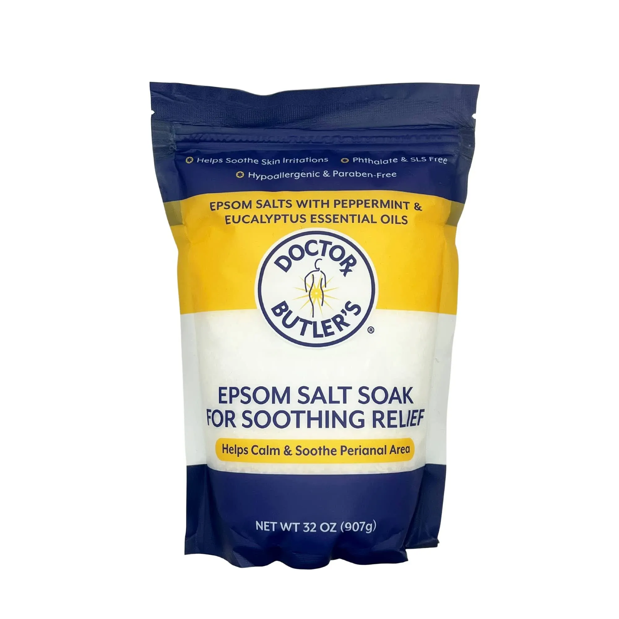 Doctor BUTLER’S Epsom Salt Soak – Sitz Bath Salts for Hemorrhoids Relief for Men ...