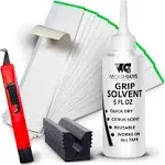 Wedge Guys Golf Grip Kits for Regripping Golf Clubs - Professional Quality - Options Include Hook Blade, 15 or 30 Grip Tape Strips, 5 or 8 oz Grip Solvent & Rubber Vise Clamp