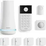 SimpliSafe 8 Piece Wireless Home Security System - Optional 24/7 Professional Monitoring - No Contract - Compatible with Alexa and Google Assistant , White