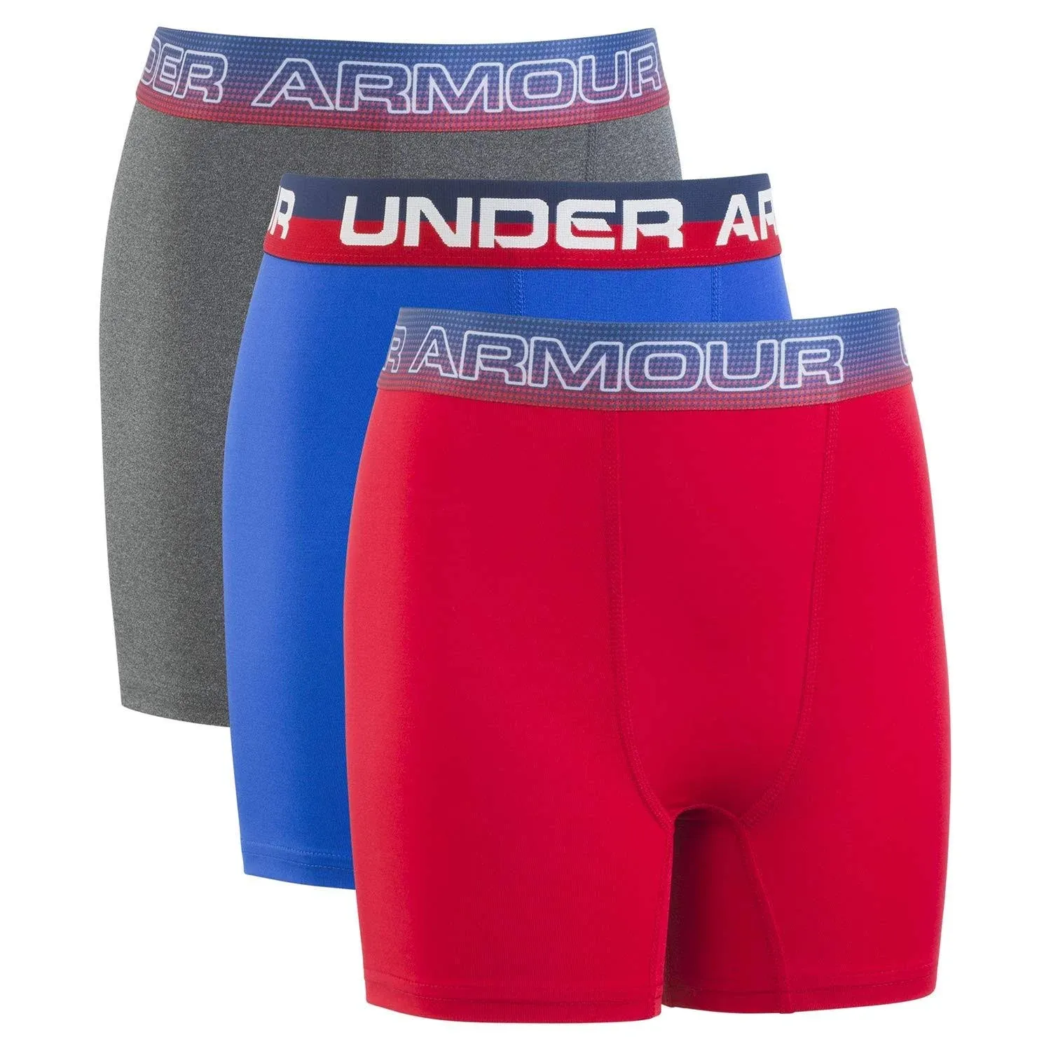 Under Armour Boys' Performance Boxer Briefs, Lightweight & Smooth Stretch Fit