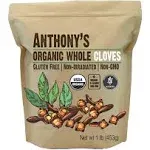 Organic Whole Cloves: Gluten Free, Non-Irradiated & Non-GMO 20+