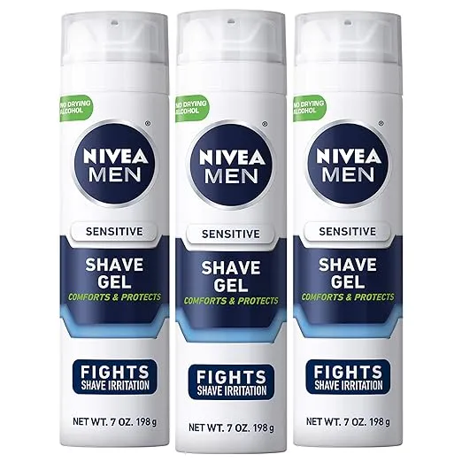 Nivea Men Shave Gel, Sensitive Cool - 7 oz