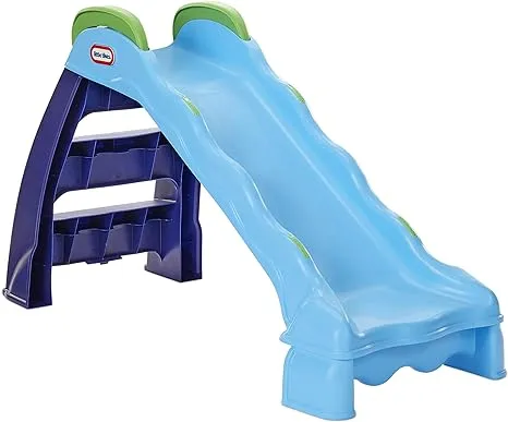 Little Tikes 2-in-1 Indoor-Outdoor Wet or Dry Slide, Dark_blue