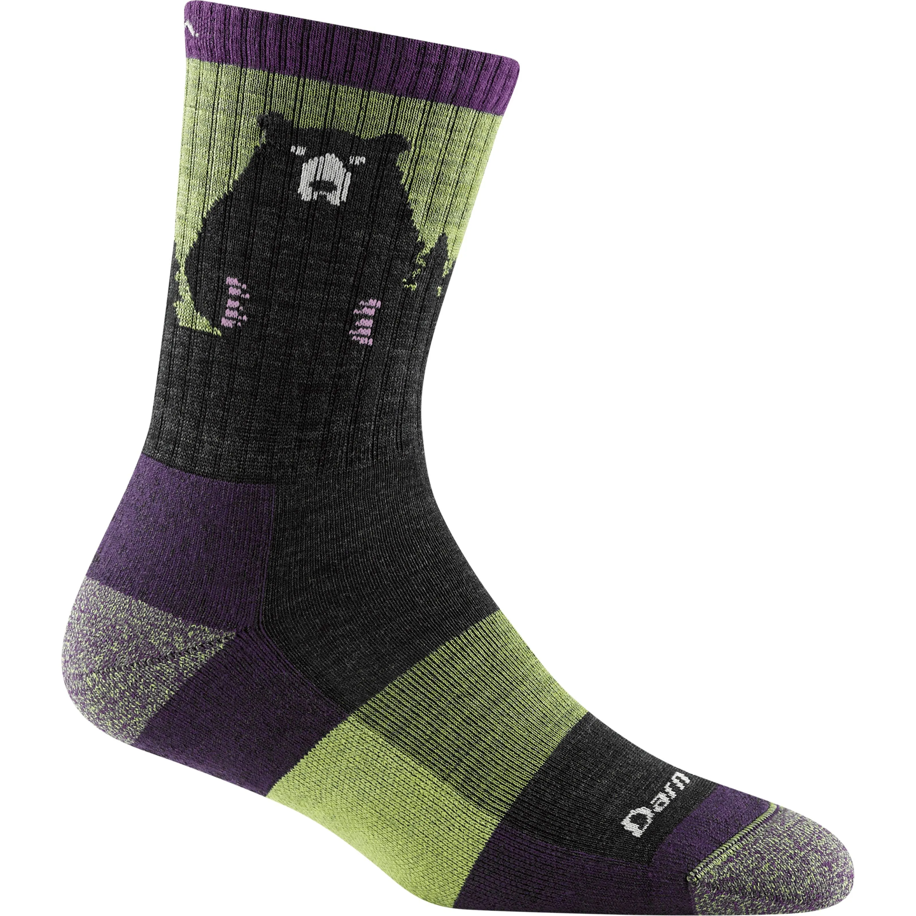 Darn Tough Bear Town Micro Crew Lightweight with Cushion Sock - Women's