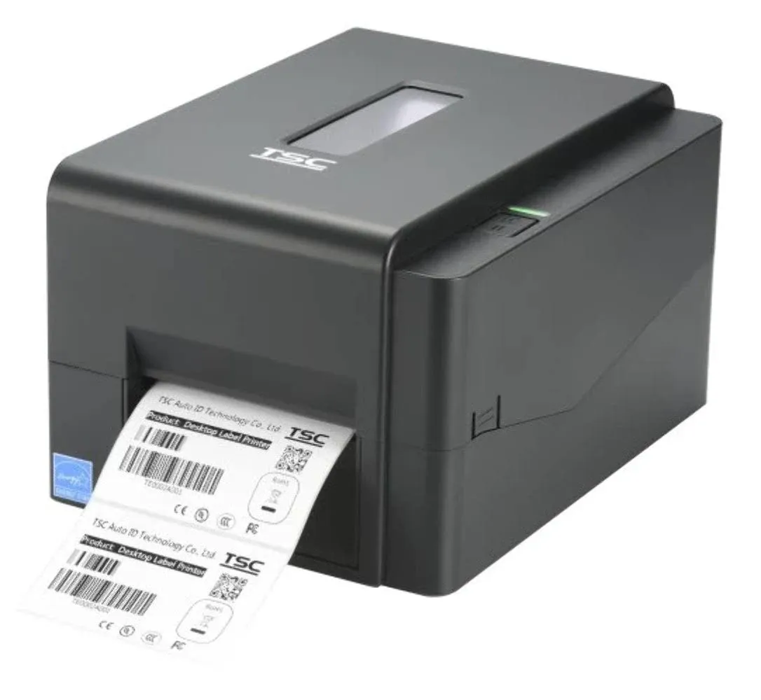 TSC TE210 Desktop Thermal Label Printer for Postage, Shipping Tags, Receipts, Barcodes, Retail, Small Business, School, Home Office, and Stickers, USB, Ethernet, Serial, 4 Inch Width