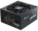 Seasonic Vertex GX-1000 | 1000W | 80+ Gold | ATX 3.0 & PCIe 5.0 Ready | Vollmodular | ATX-Formfaktor | Geräuscharm | Premium Japanischer Kondensator Nvidia | RTX 30/40 Super & AMD GPU kompatibel