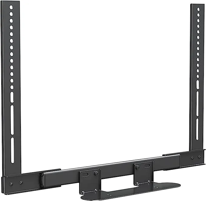 Mounting Dream Soundbar Mount with Easy Access Design for SONOS Beam, SoundBar Bracket with Sliding Block Fits TV up to VESA 600x400mm, Compatible with The Beam Constructed of Duty Aluminum Profile