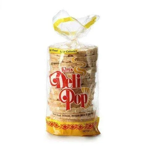 Kim's Deli Pop Rice Cakes | 3 Pack | Keto, Paleo, Multigrain, Natural Vegan ...