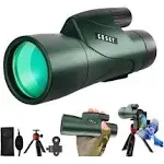 Gosky Piper Monocular Telescope, 12x55 HD Monocular BAK4 Prism &amp; FMC Lens