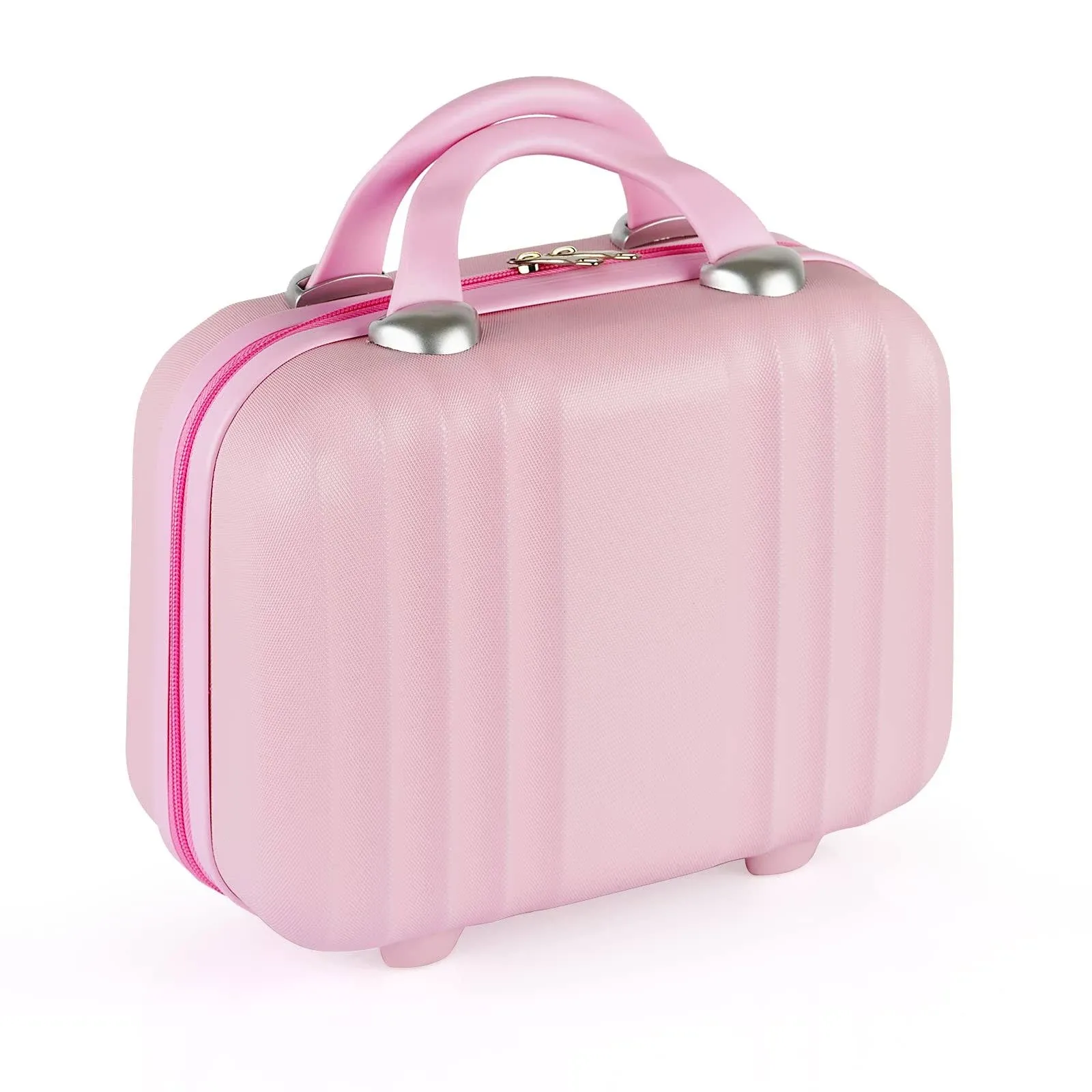 Lzttyee Mini Hard Shell Polychrome Cosmetic Case Luggage, Small Travel Portable ...