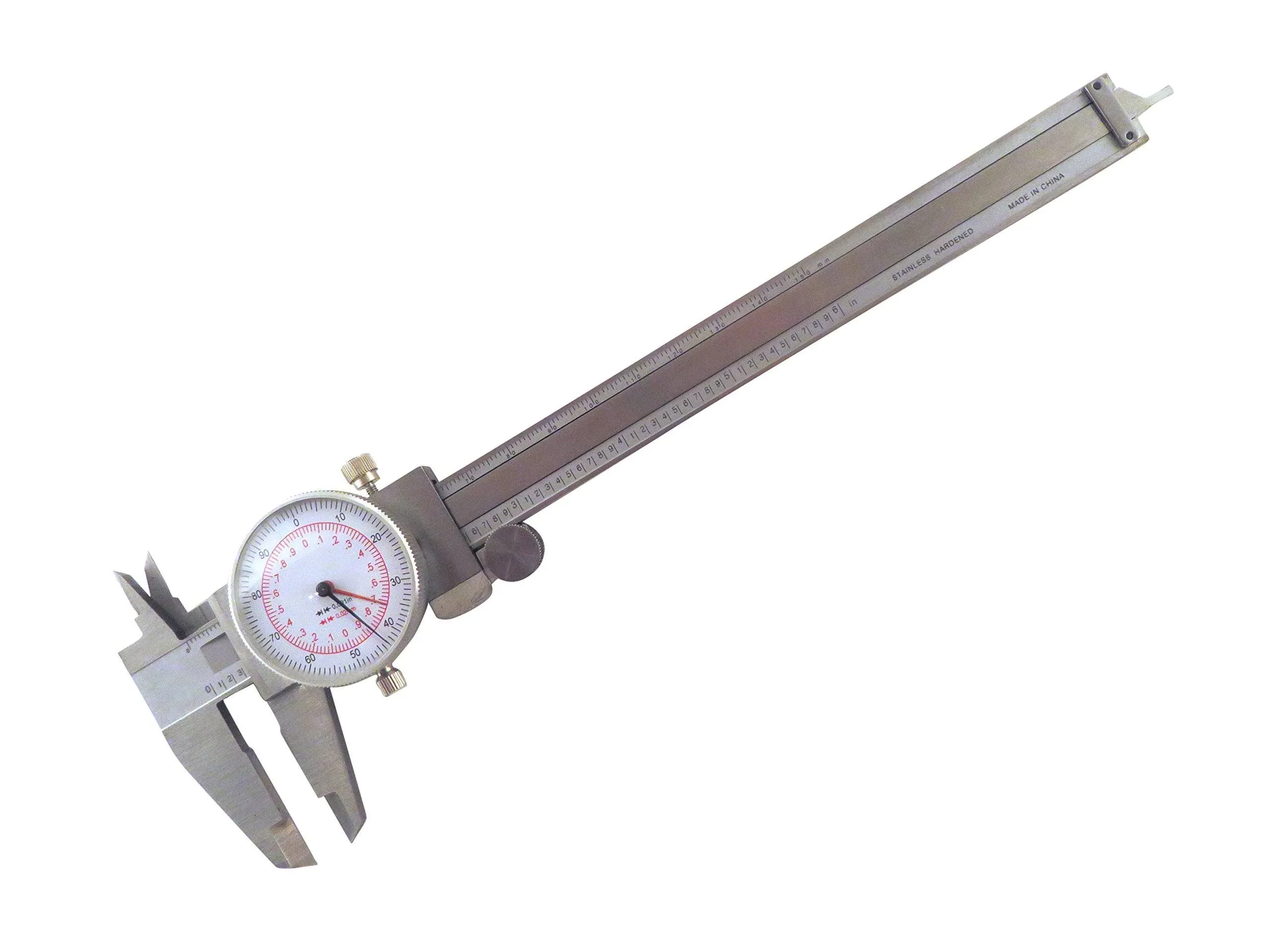 6&#034; / 150 mm Metric Imperial SAE Dual Reading Dial Caliper Stainless Steel Acc...