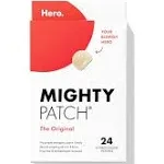 Mighty Patch Original from Hero Cosmetics - Hydrocolloid Stickers for Covering Facial Spots, Vegan-friendly and Not Tested on Animals (36 Count)