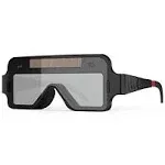 YesWelder True Color Solar Powered Auto Darkening Welding Goggles, 2 Sensors for