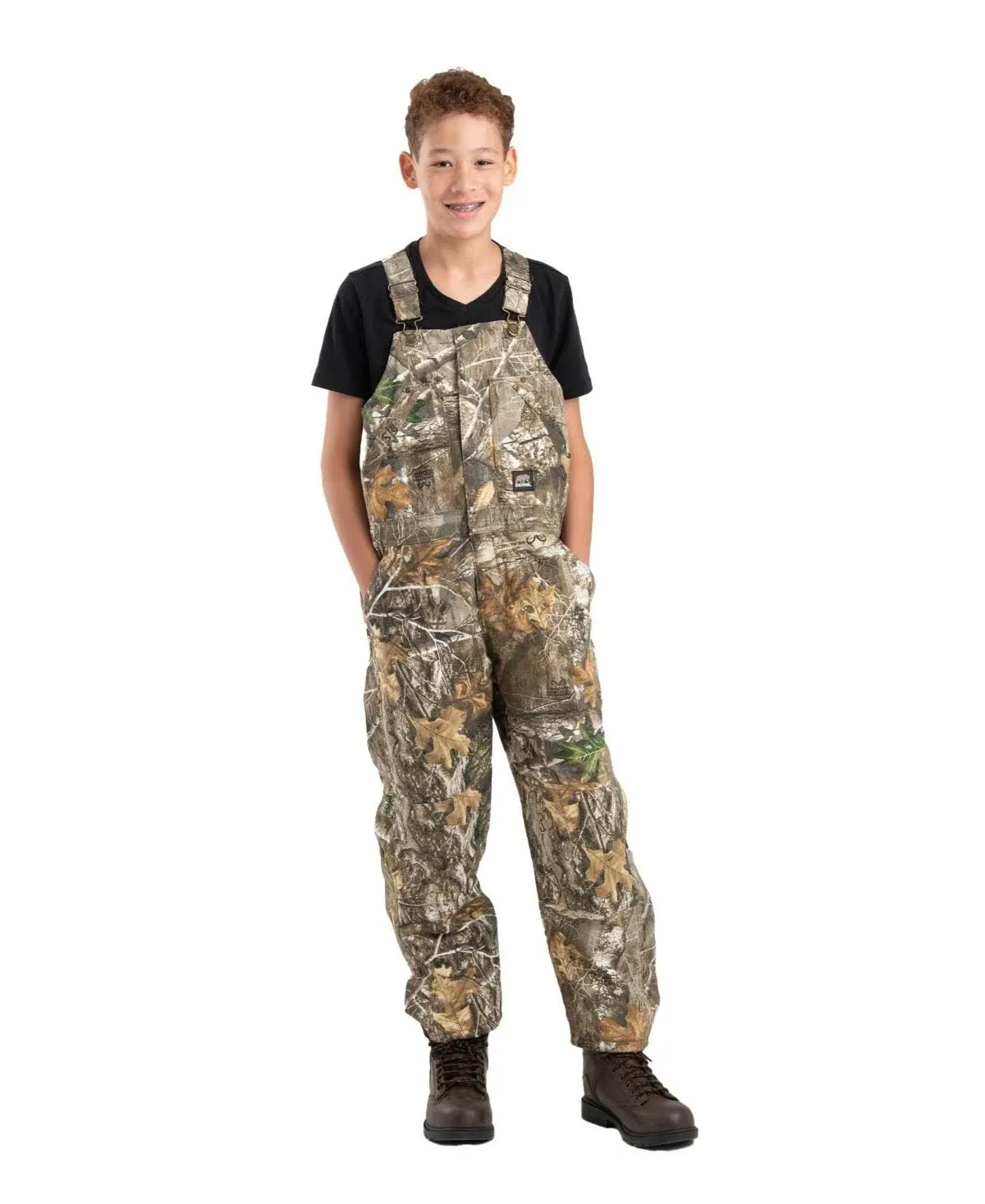 Youth Camouflage Insulated Duck Bib Overall