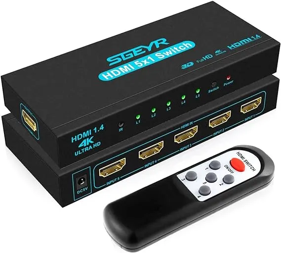 SGEYR 5x1 HDMI Switch