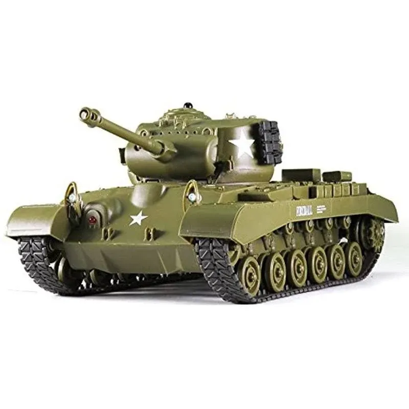 Henglong Remote Control 2.4GHz 1/30 Scale US M26 Pershing RC IR Battle Tank w ...