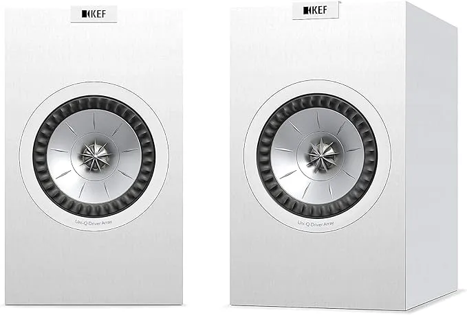 KEF - Q Series 5.25" 2-Way Bookshelf Speakers (Pair) - Satin White