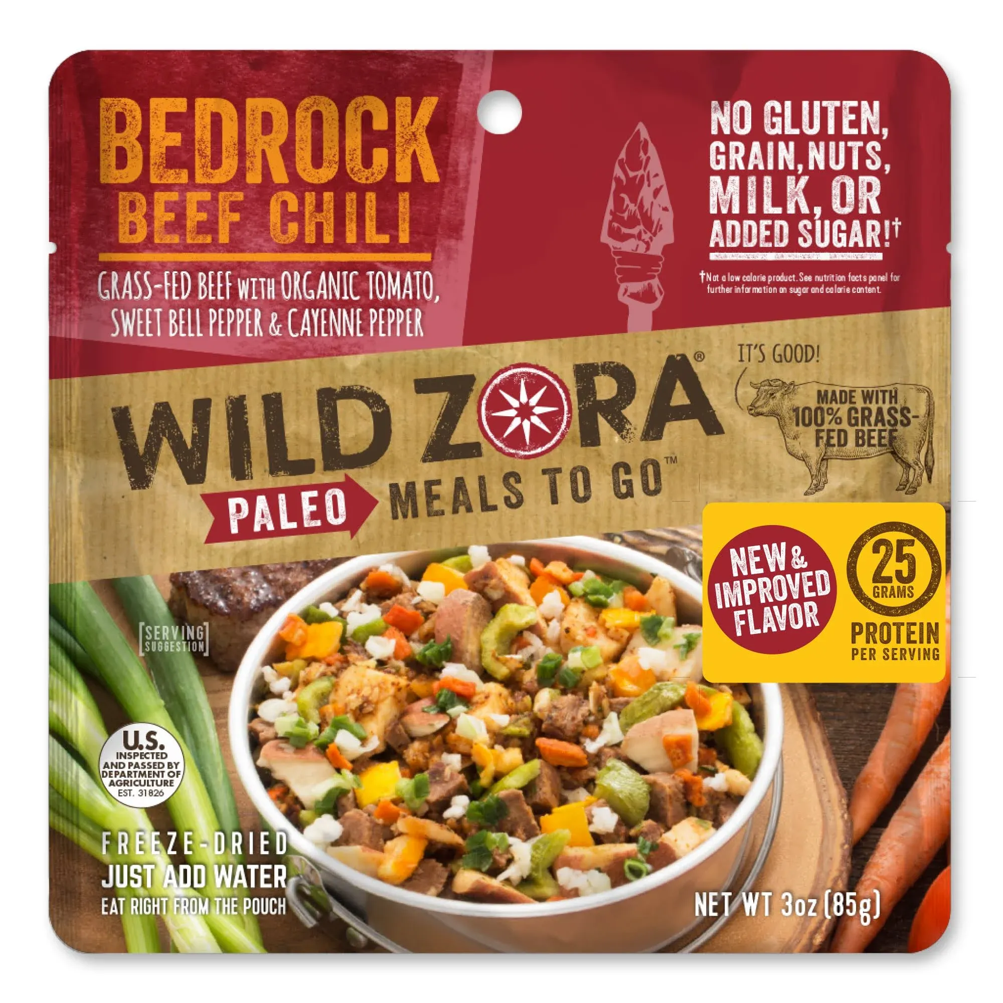 Wild Zora Bedrock Beef Chili Meal