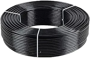 50 FT Pneumatic Air line, 1/4 Od Nylon Tubing,Air Line 1/4 inch OD,1/4 Air Line,15 Meters Air Brake Tubing Nylon Air Hose for Air Brake System Or Fluid Transfer