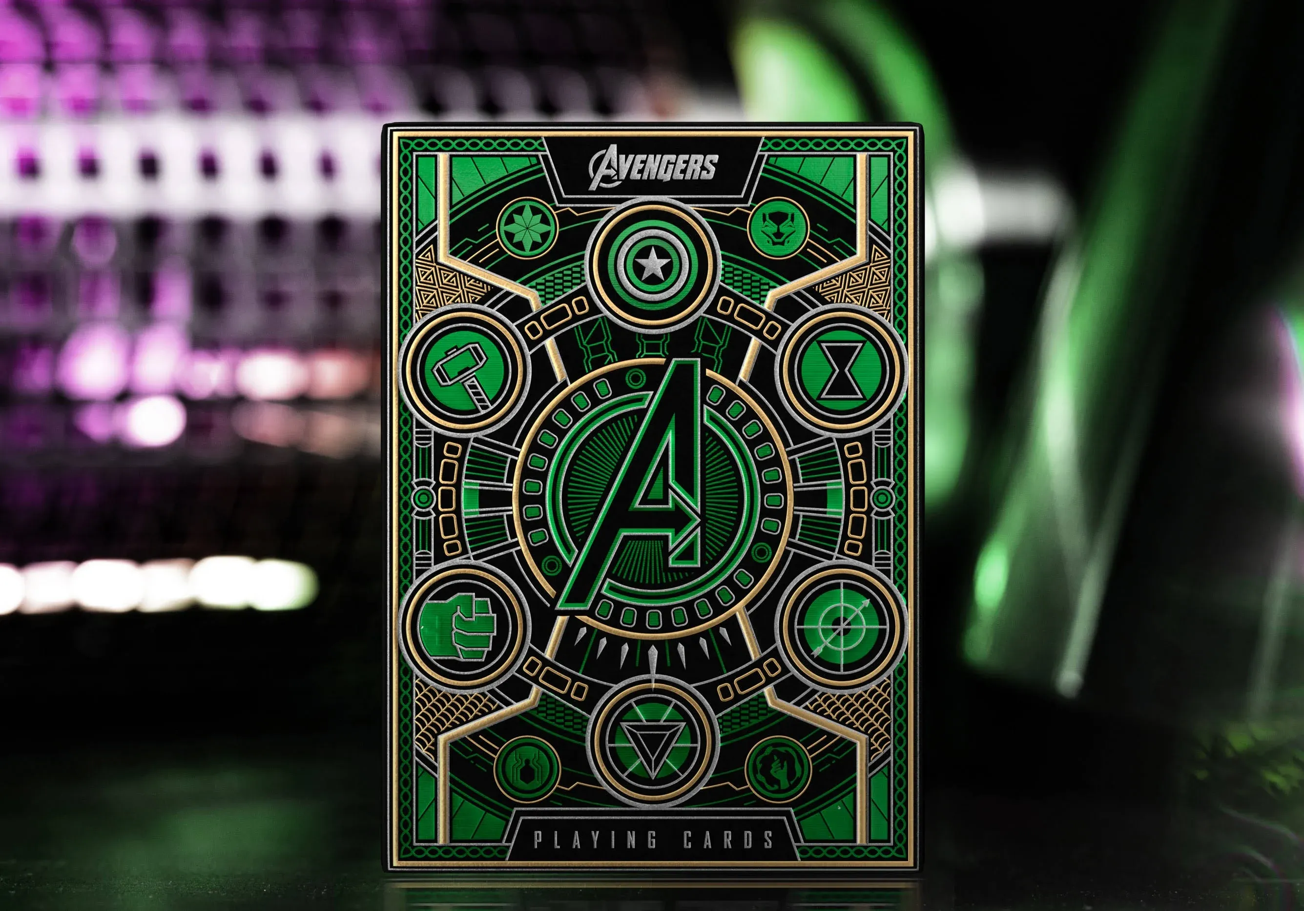 Avengers: Green Edition Playing Cards by theory11