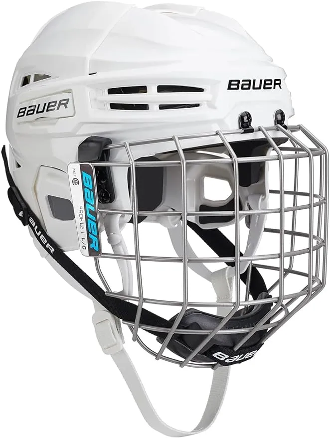 Bauer IMS 5.0 Hockey Helmet Combo with Facemask, Senior