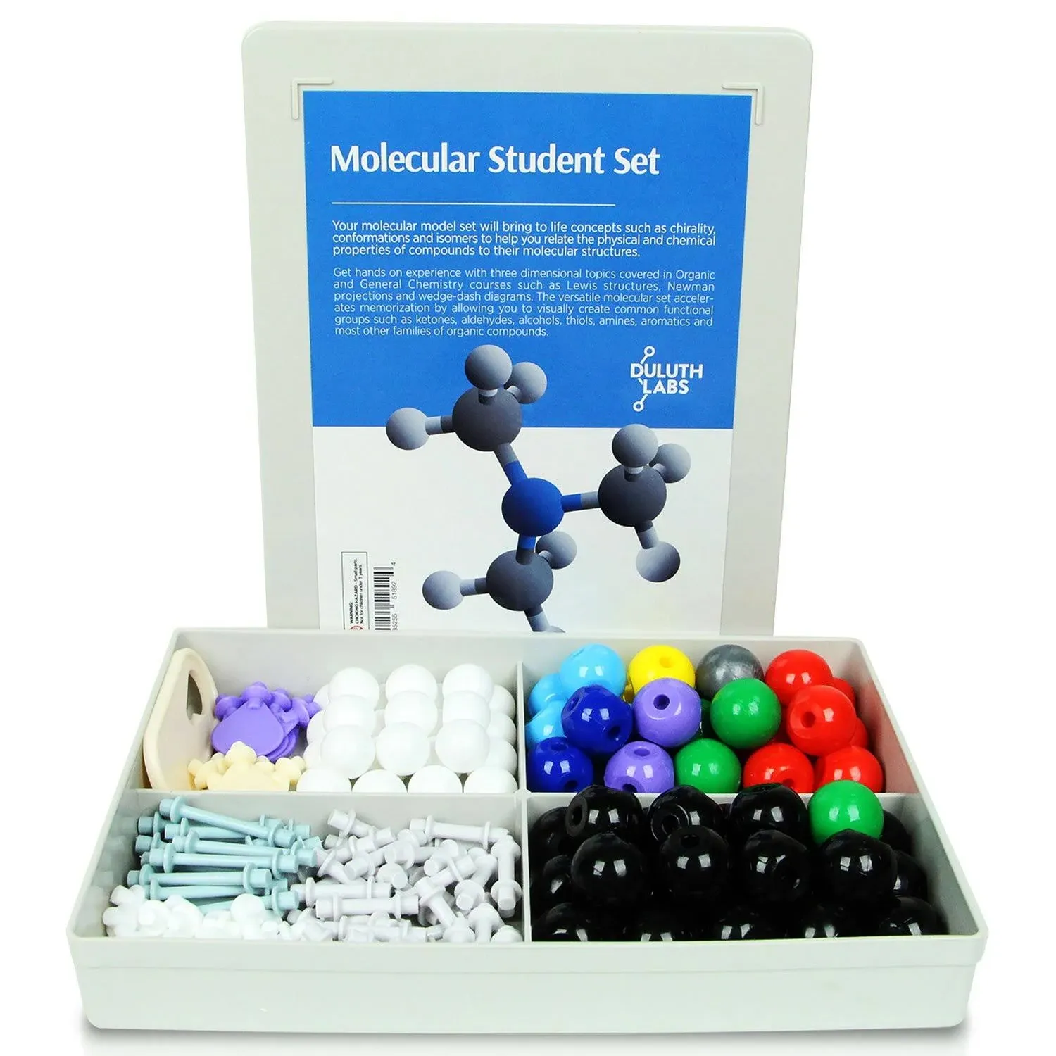 Duluth Labs Organic Chemistry Model Student Kit (181 Pieces) - MM-005 with Atom ...