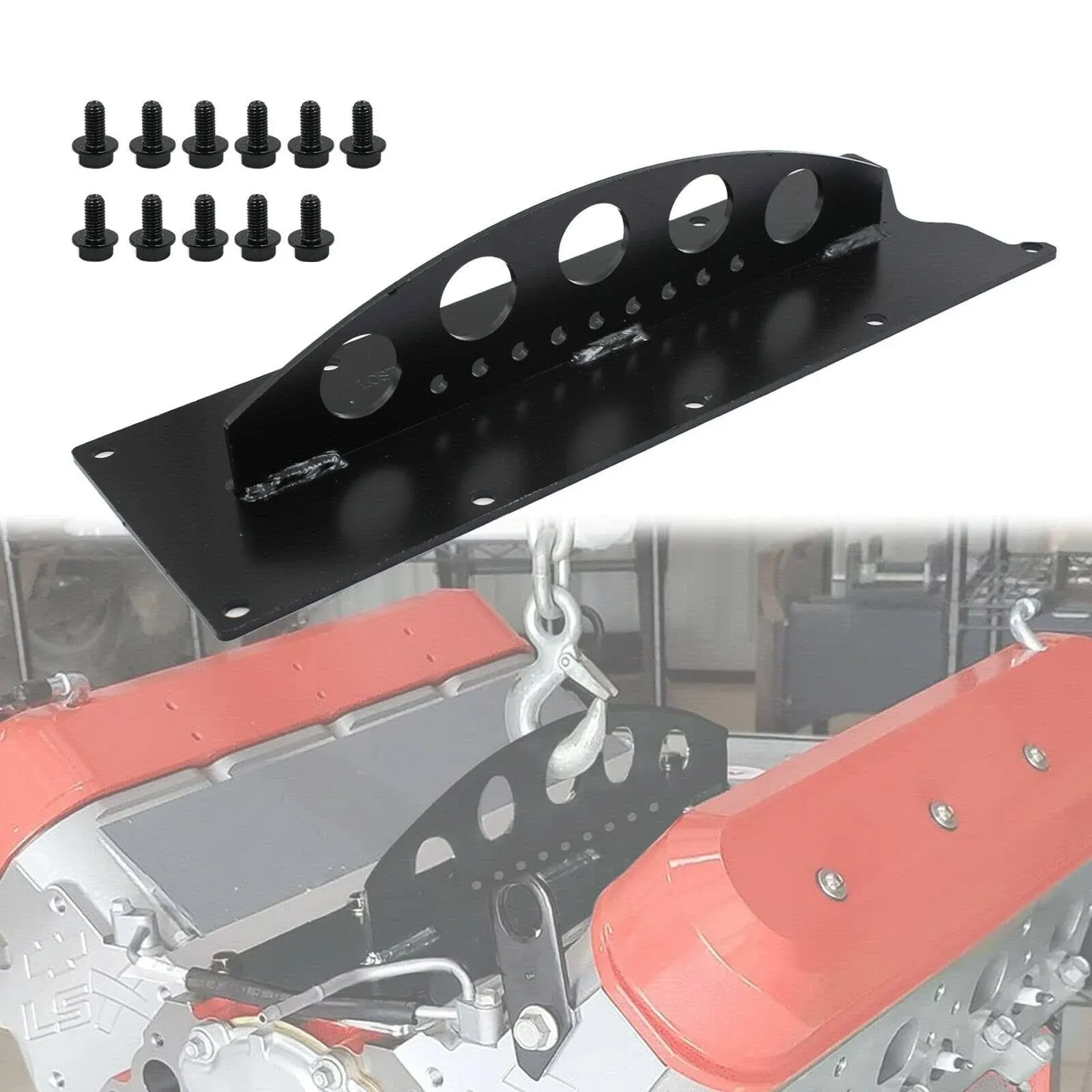 YHB Engine Lift Plate Heavy Duty Hoist Picker Crane Lift Plate LSX LS Series LS1 LS2 LS3 LQ4 6.0 6.2 5.3 4.8 Gen 3 Gen III