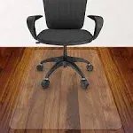 Azadx Office Chair Mat for Hardwood Floor 30 x 48, Small Chair Mat Clear Easy Glide On Hard Floors, Rolling Chair Mat Plastic Ma