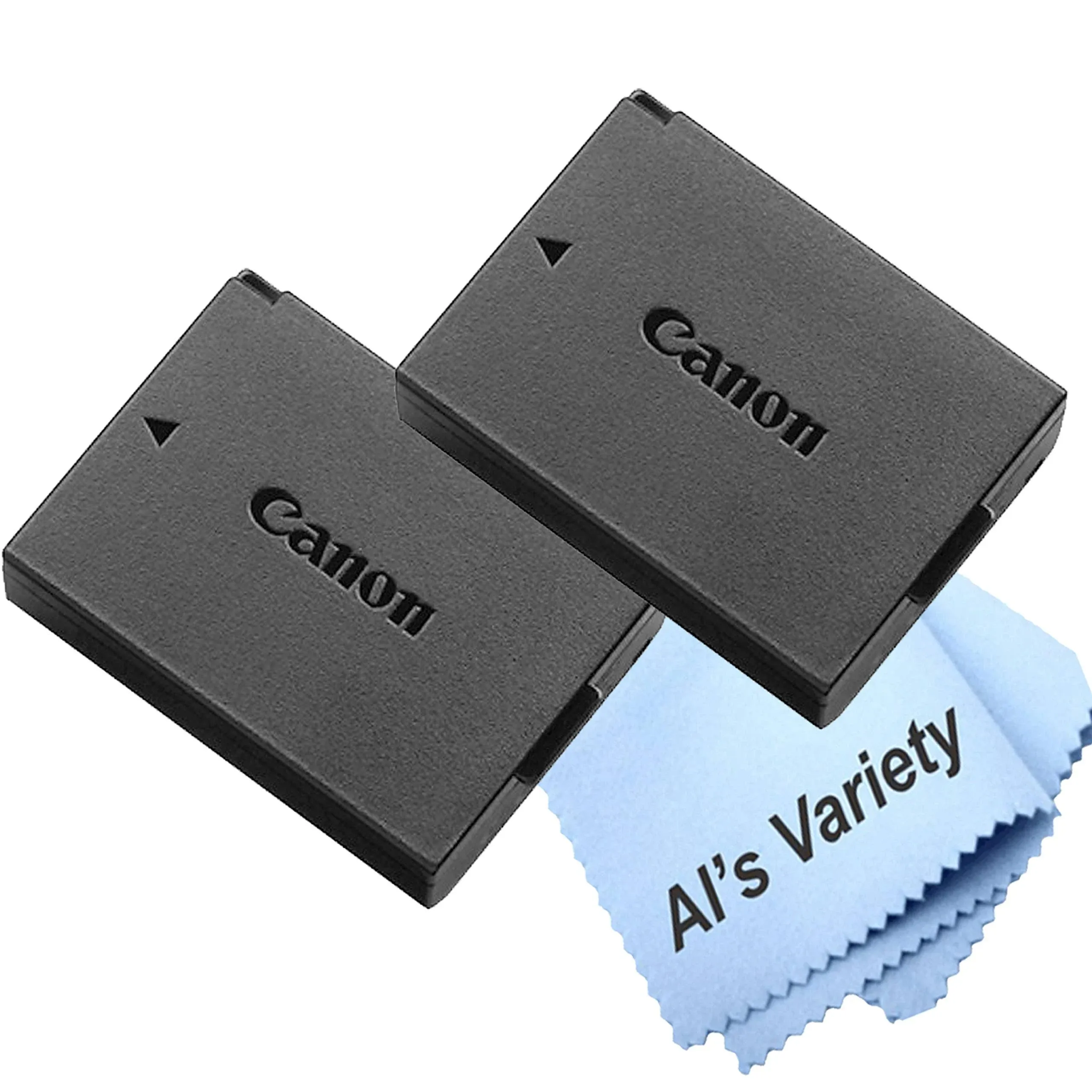 2-Pack Canon LP-E10 Lithium-Ion Battery Pack for Canon Eos Rebel T3, T5, T6, T7 ...