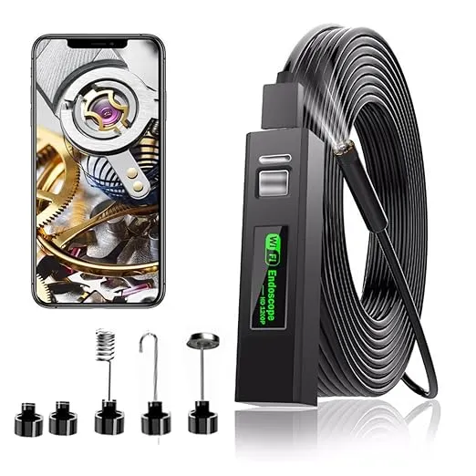 Wireless Endoscope Camera 1200P HD Borescope Inspection Camera for Iphone And...