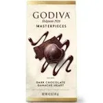 Godiva Chocolatier Masterpiece Dark Chocolate Ganache Hearts Bags, Chocolate Treats, Chocolate Snacks, Gourmet Chocolates, Chocolate Truffles, Office Treats, Set of 6, 4.9 Ounce