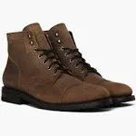 Thursday Boot Company Men's Burnt Copper Leather Captain Lace-Up Size 9.5