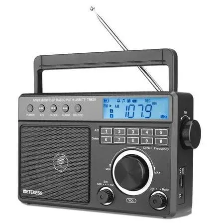 TR629 Portable Shortwave Radios, Digital Radio AM FM Plug in with DSP, Suppor...