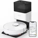 Q7 Max Plus-WHT Robot Vacuum and Mop with LIDAR Navigation, Auto-Empty Dock Pure, Washable Filter, Multisurface in White